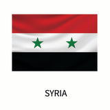 The national flag of Syria, featured on the Cover-Alls