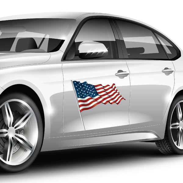 American Flag Decal - Cover-Alls Decals