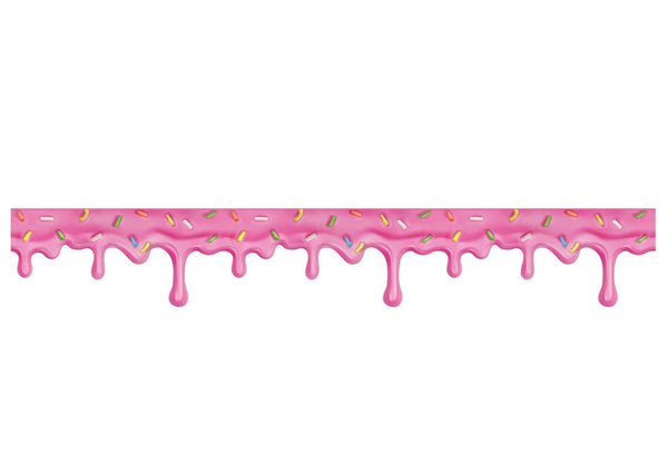 Dripping Pink Icing with Confetti Sprinkles Decal - Cover-Alls Decals