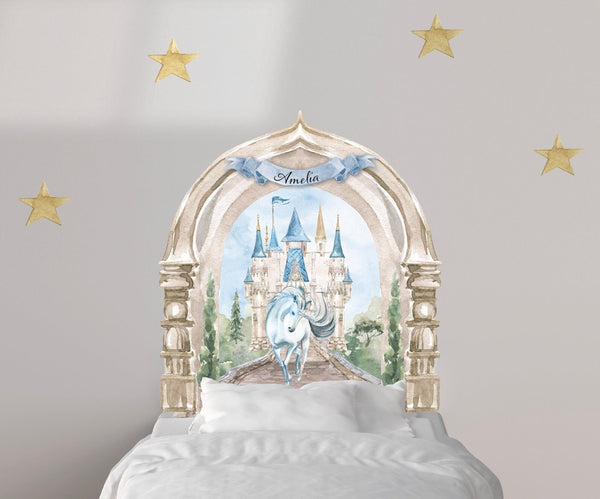 Enchanted Castle with Unicorn Decal - Cover-Alls Decals