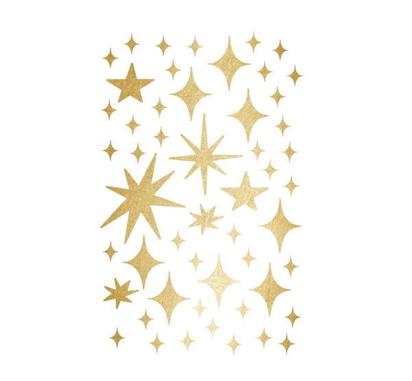 Gold Twinkly Stars - Cover-Alls Decals