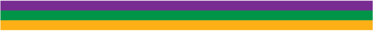 Mardi Gras Stripe Decal - Cover-Alls Decals
