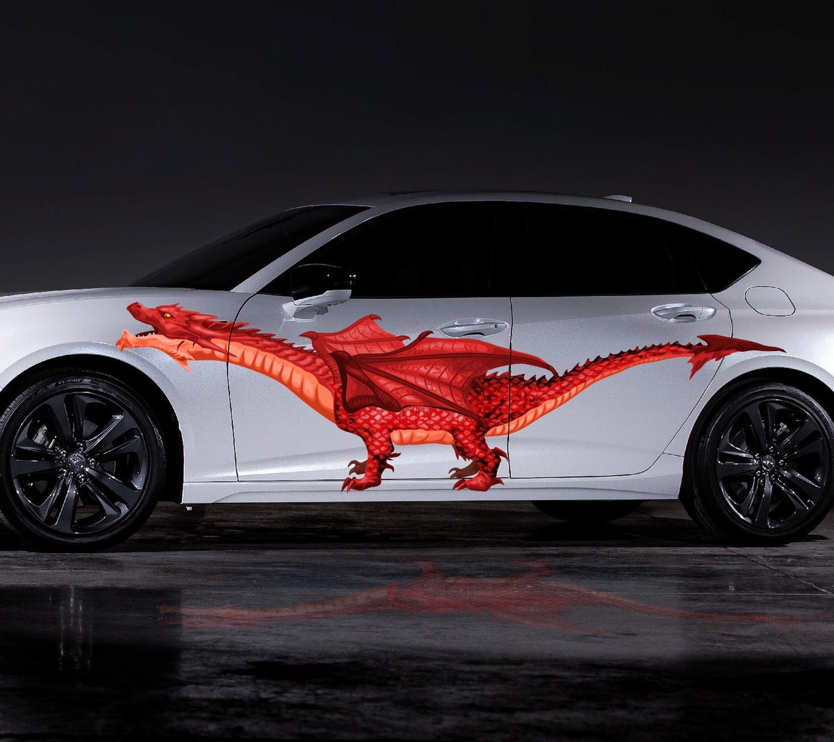 Red Dragon - Cover-Alls Decals