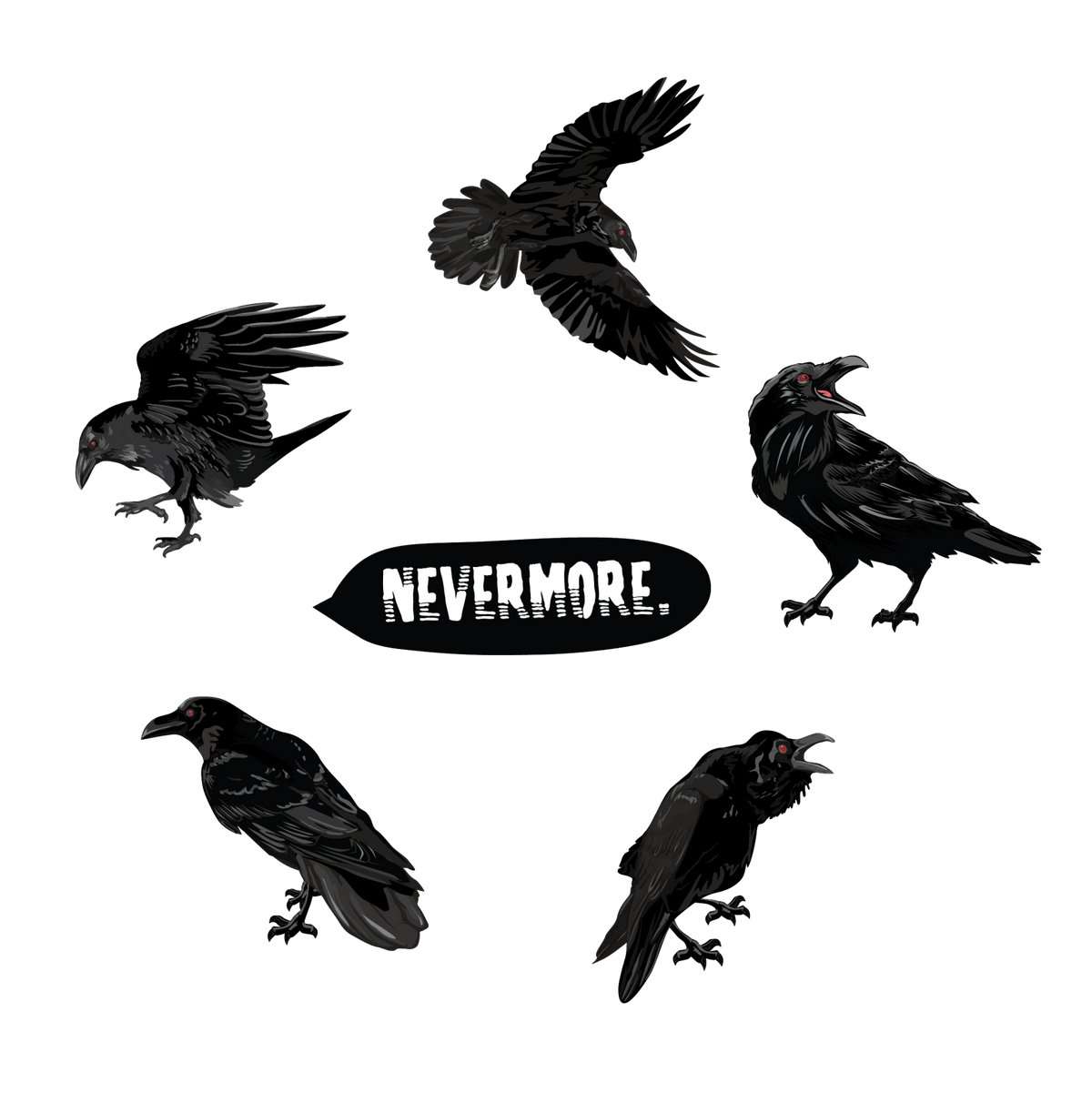 Red-Eyed Ravens - Cover-Alls Decals