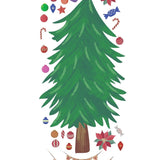 Reusable Christmas Tree Decal with Baubles and Sign - Cover-Alls Decals