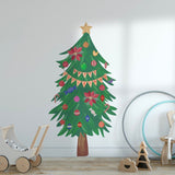 Reusable Christmas Tree Decal with Baubles and Sign - Cover-Alls Decals