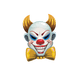 Clown with Blond Hair
