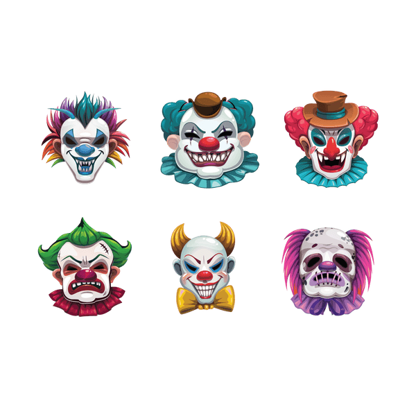 Scary Clowns - Cover-Alls Decals