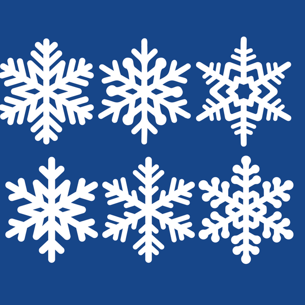 Snowflake Decals - Cover-Alls Decals