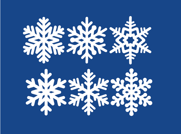 Snowflake Decals - Cover-Alls Decals