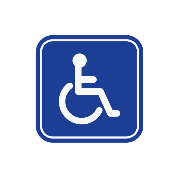 Wheelchair Handicap Symbol Decal - Cover-Alls Decals