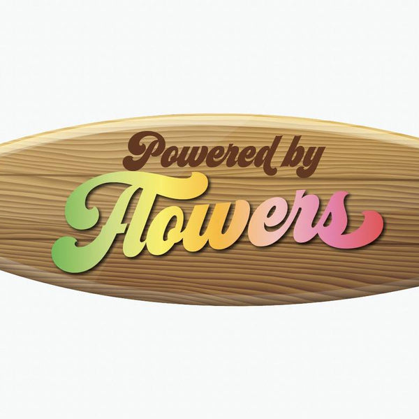 Wood Surfboard Decal with Custom Lettering - Cover-Alls Decals