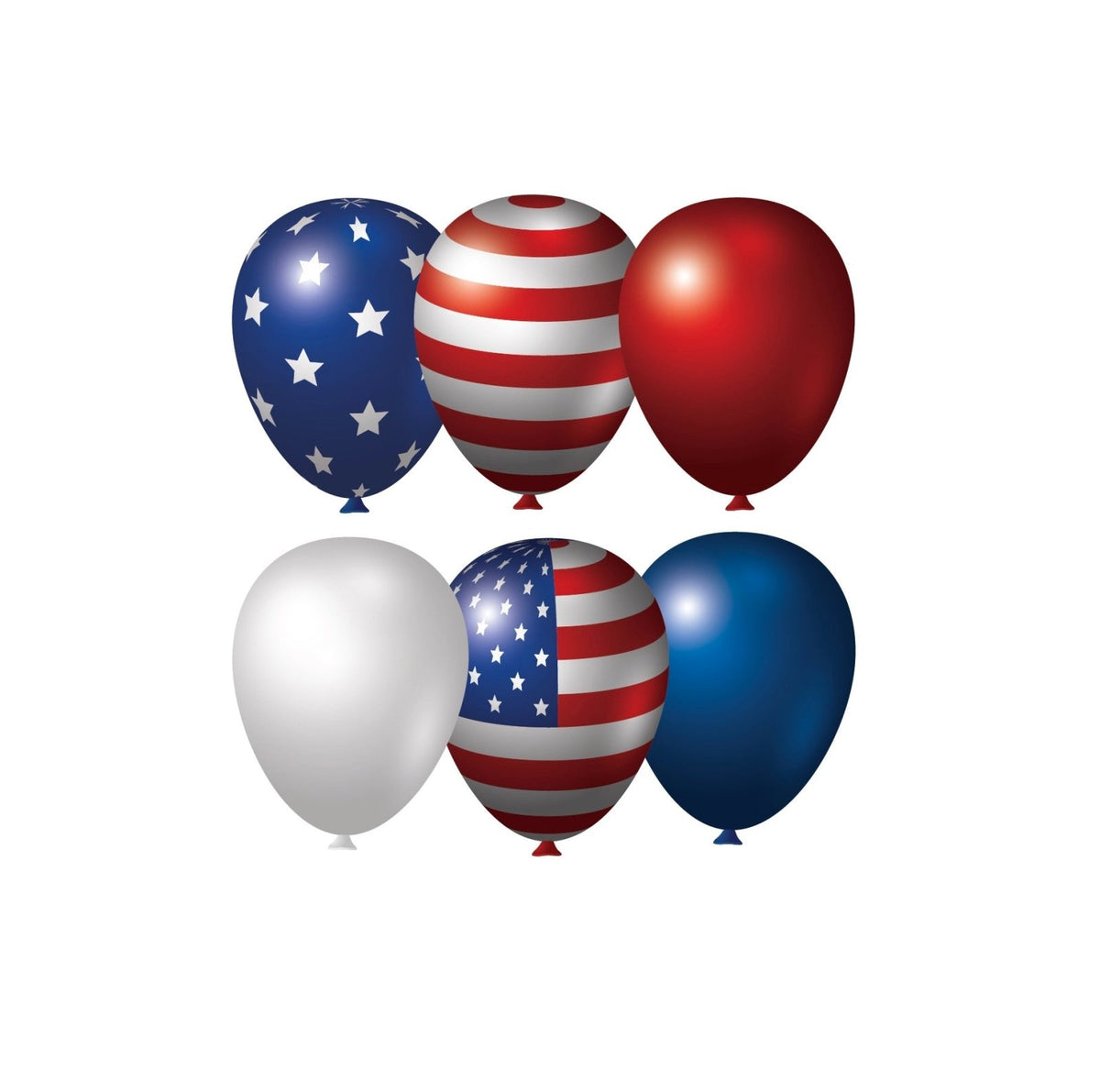 4th of July Balloon Decals - Cover-Alls Decals