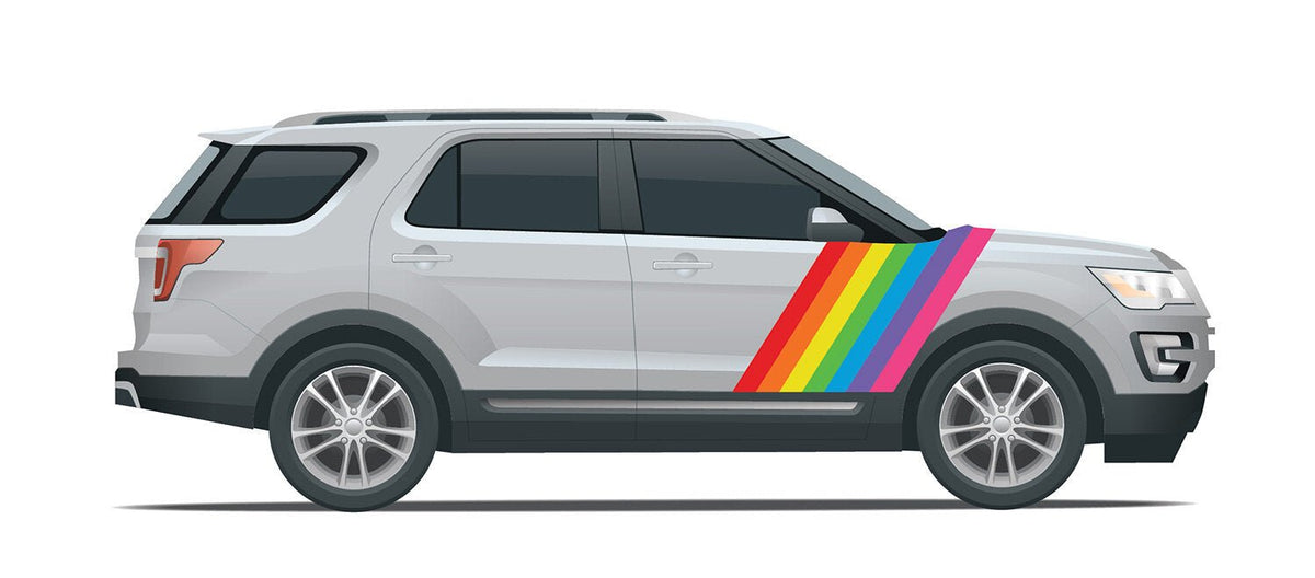 Rainbow Stripe - Cover-Alls Decals