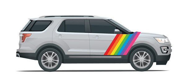 Rainbow Stripe - Cover-Alls Decals