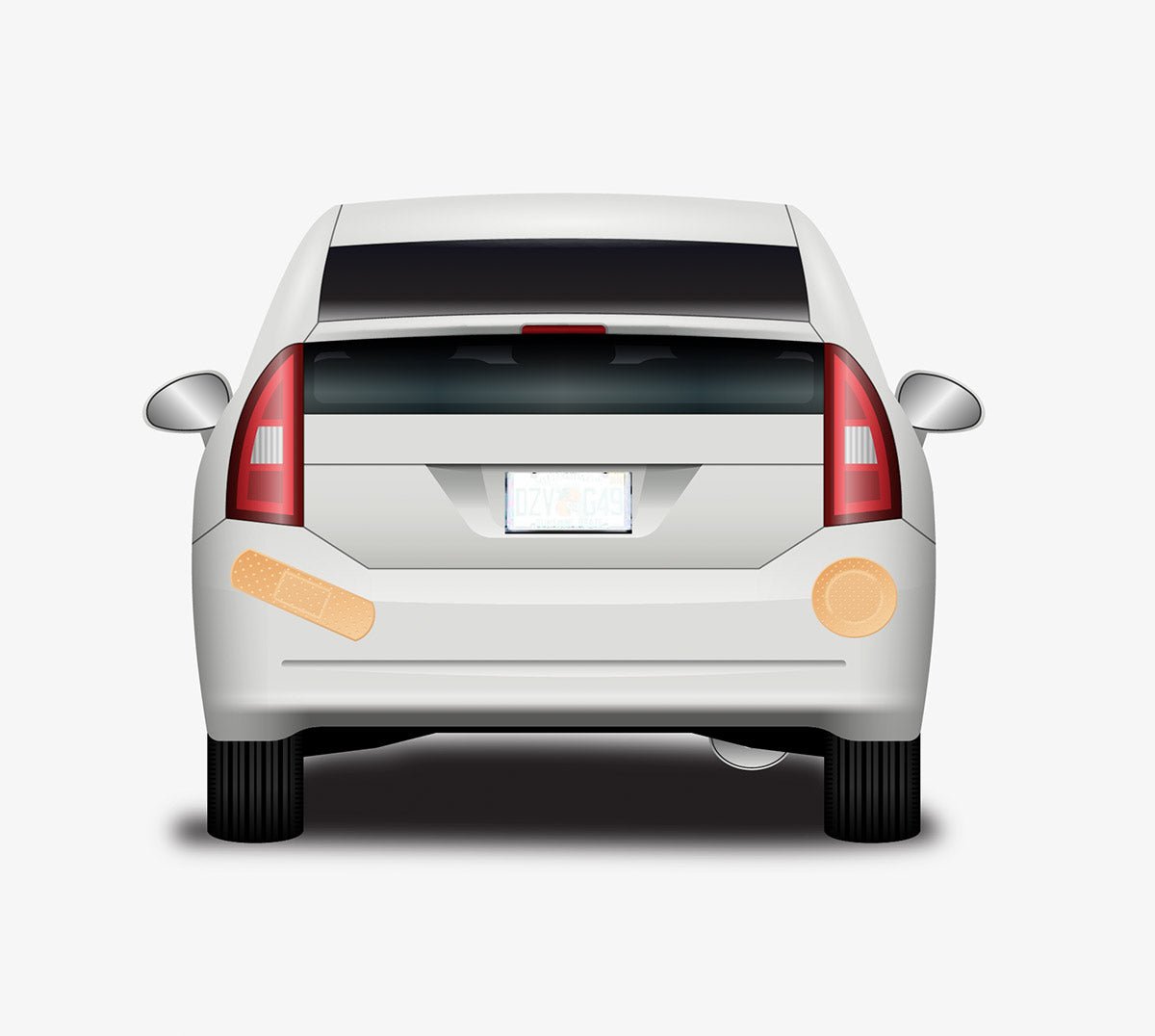 Bandage Car Decals - Cover-Alls Decals