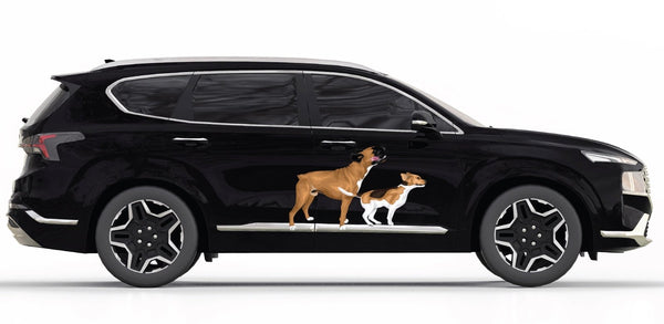 Life-Sized Boxer Decal - Cover-Alls Decals