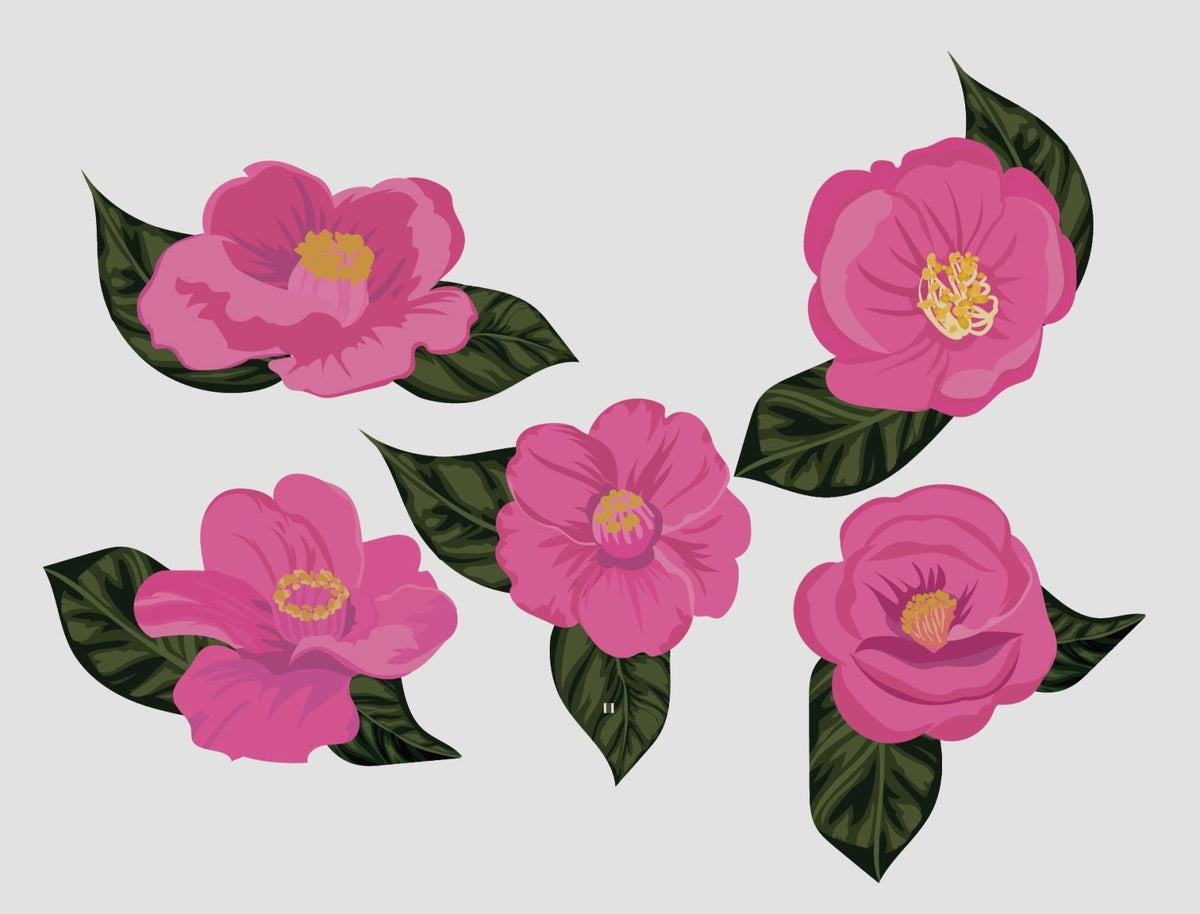 Camellia Decals - Cover-Alls Decals
