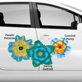 Carnival Pansies Decals - Cover-Alls Decals