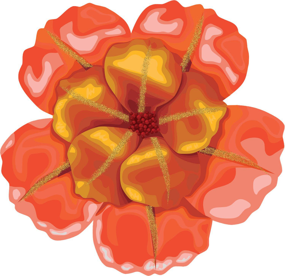 Carnival Pansies Decals - Cover-Alls Decals