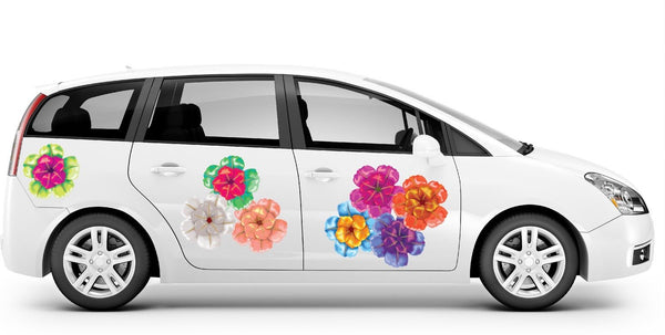 Carnival Pansies Decals - Cover-Alls Decals
