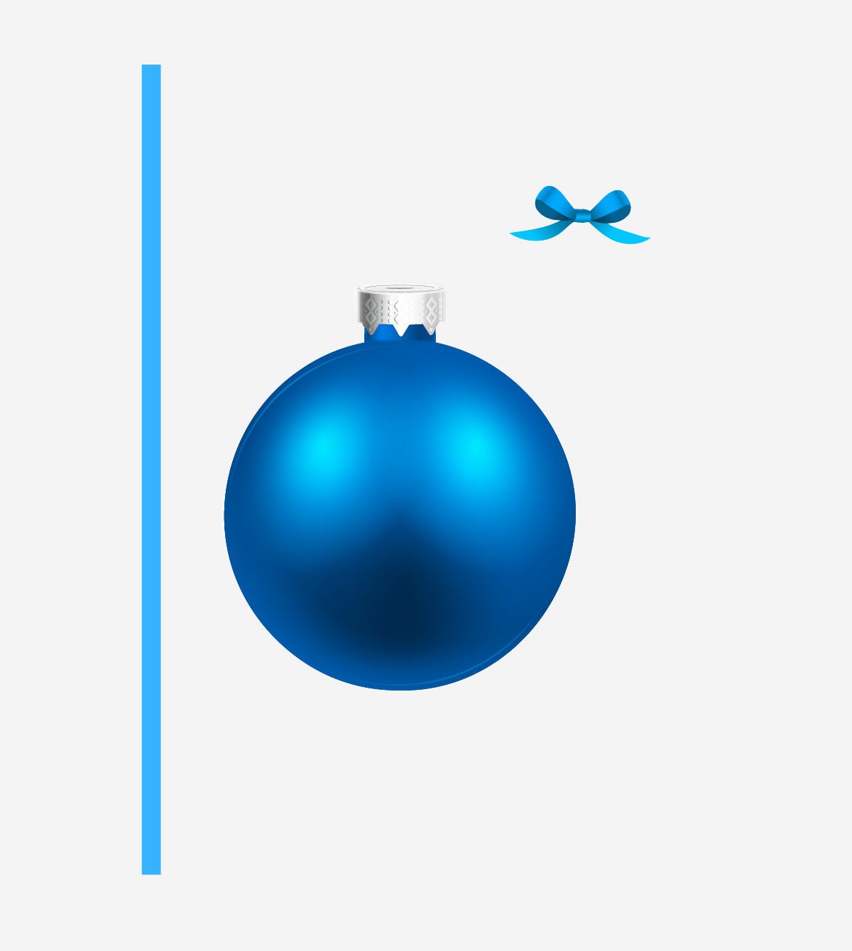 Christmas Ornament Ball Decals with or without Ribbons - Cover-Alls Decals