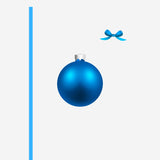 Christmas Ornament Ball Decals with or without Ribbons - Cover-Alls Decals