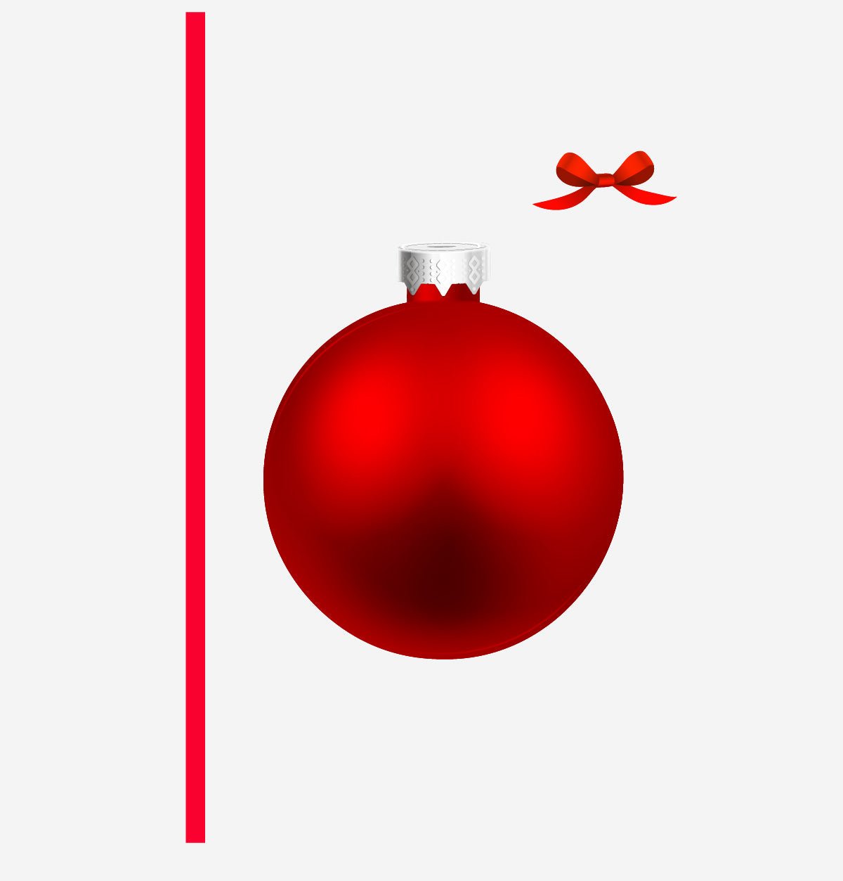 Christmas Ornament Ball Decals with or without Ribbons - Cover-Alls Decals