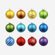 Set of 12 Lg Balls