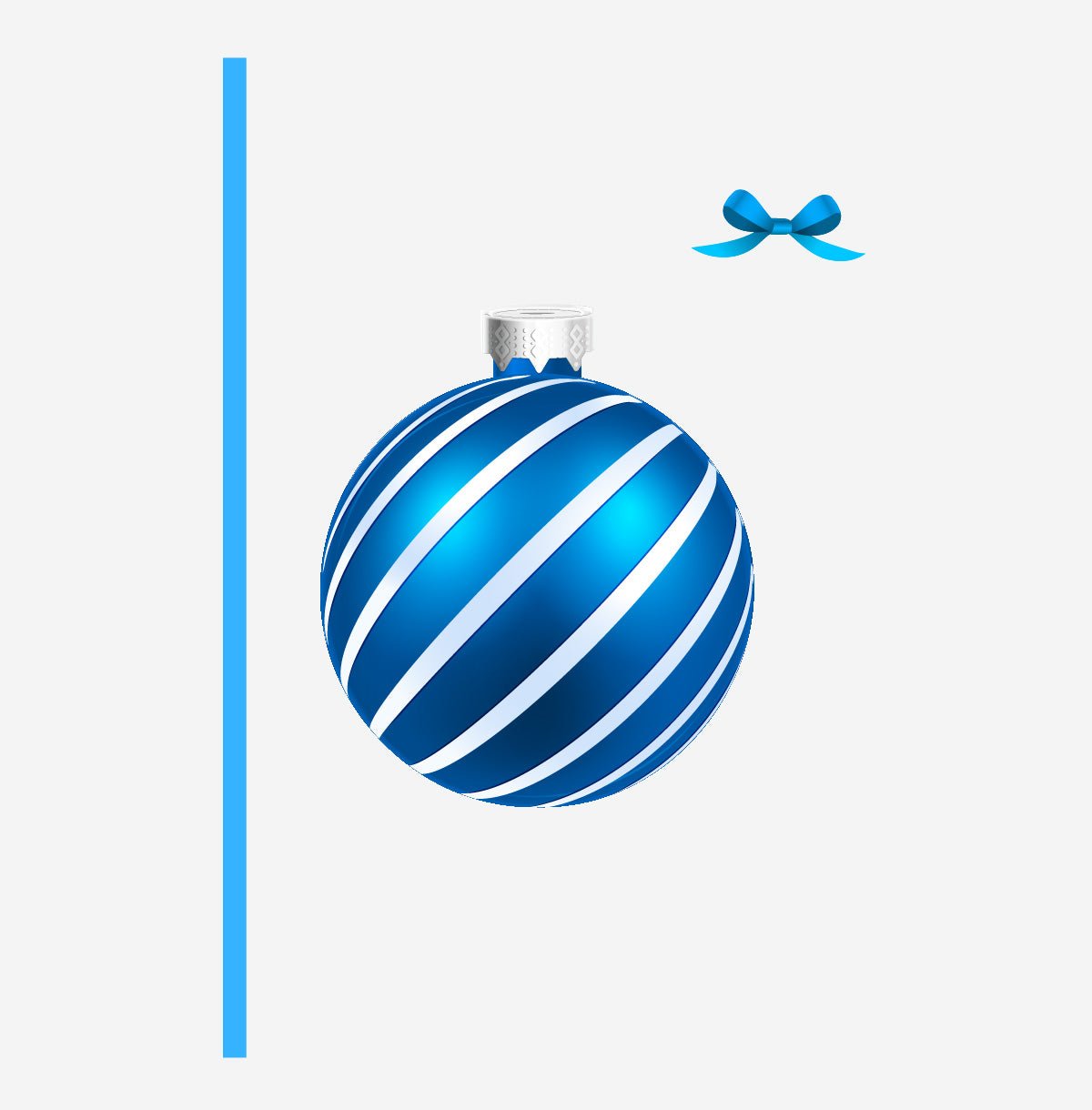 Christmas Ornament Ball Decals with or without Ribbons - Cover-Alls Decals