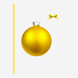 Christmas Ornament Ball Decals with or without Ribbons - Cover-Alls Decals