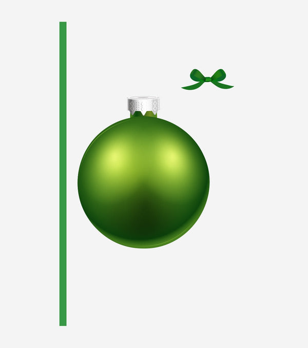 Christmas Ornament Ball Decals with or without Ribbons - Cover-Alls Decals