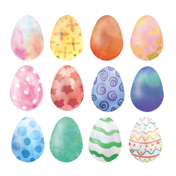 Colorful Easter Egg Decals - Car Floats Reusable Car Decals