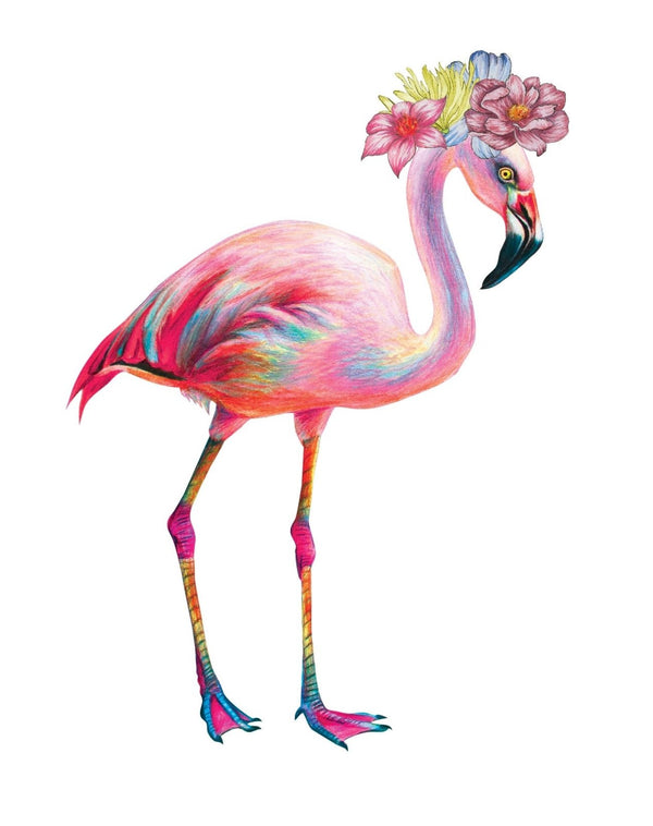 Colorful Flamingo - Cover-Alls Decals