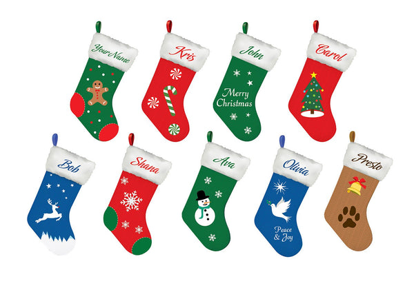 Custom Christmas Stockings Decals - Cover-Alls Decals