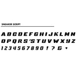 Custom Letters on Banners or Circles - Cover-Alls Decals