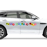 Custom Letters on Banners or Circles - Cover-Alls Decals