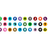 Custom Letters on Banners or Circles - Cover-Alls Decals