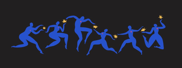 Cutout Modern Dancers a la Matisse - Cover-Alls Decals