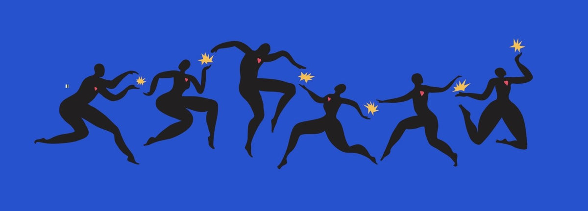 Cutout Modern Dancers a la Matisse - Cover-Alls Decals