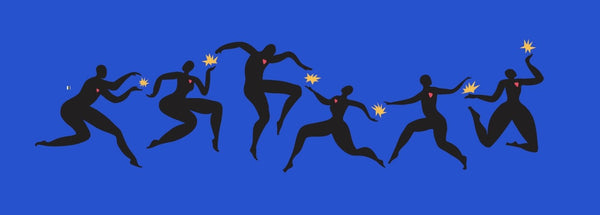 Cutout Modern Dancers a la Matisse - Cover-Alls Decals