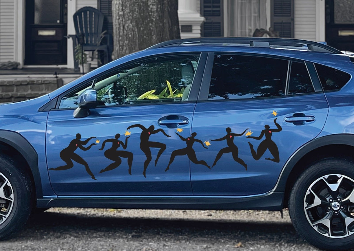 Cutout Modern Dancers a la Matisse - Cover-Alls Decals