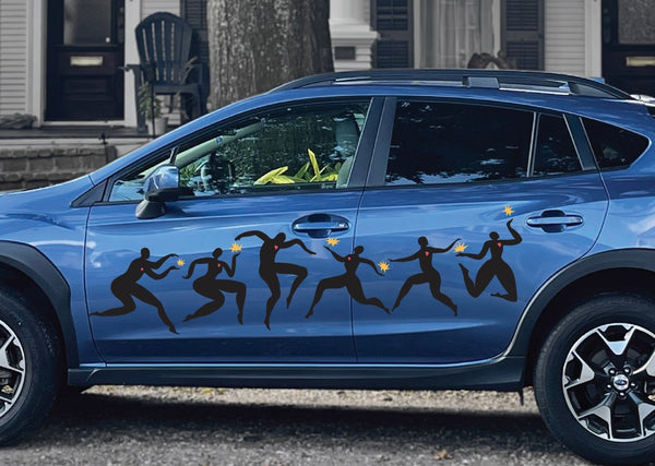 Cutout Modern Dancers a la Matisse - Cover-Alls Decals