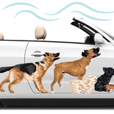Life-Sized Miniature Dachshund Decal - Cover-Alls Decals