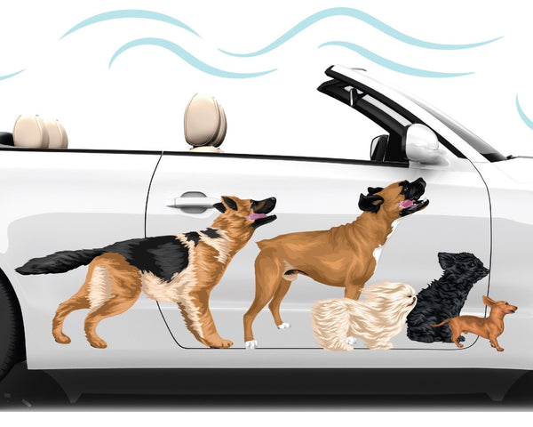 Life-Sized Miniature Dachshund Decal - Cover-Alls Decals
