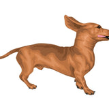 Life-Sized Miniature Dachshund Decal - Cover-Alls Decals