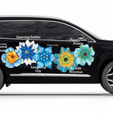 Dancing Dahlias Decals - Cover-Alls Decals