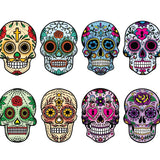 Day of the Dead Painted Skull Calaveras - Cover-Alls Decals