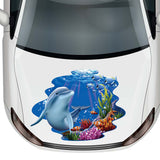 Dolphin Coral Reef Tableau Decal - Cover-Alls Decals