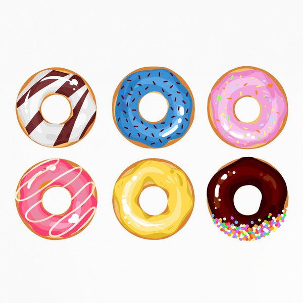 Donut Decals - Car Floats Reusable Car Decals